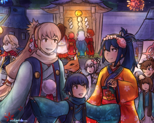 reidiantdawn:Happy new years, everyone! From Hoshido~ Or as the Hoshidans would say, kinga shinnen,謹