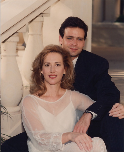 Wedding picture from 20 years ago. Today is our 20th Wedding Anniversary! 20 years! Gulp! She’s my life long sweetheart.