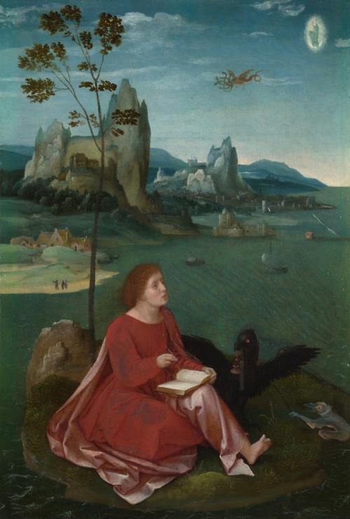 koredzas: Master of the Female Half-Lengths - Saint John on Patmos. 1540