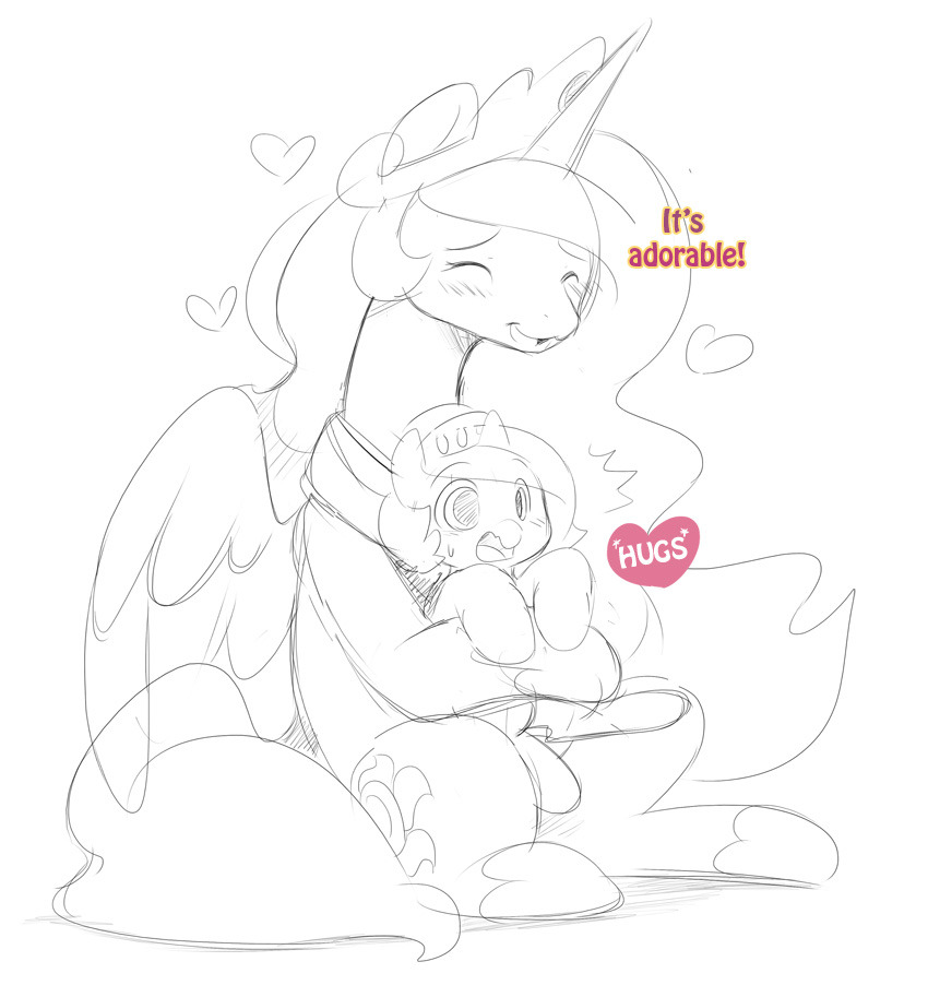 woonaknight:  Princess Celestia: I feel safer already  Hnnng &lt;3