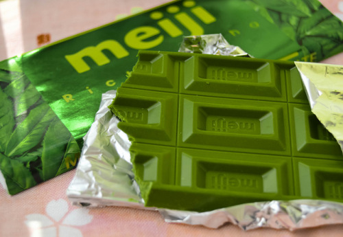 meiji green tea chocolate by Please do not edit my photos on Flickr.