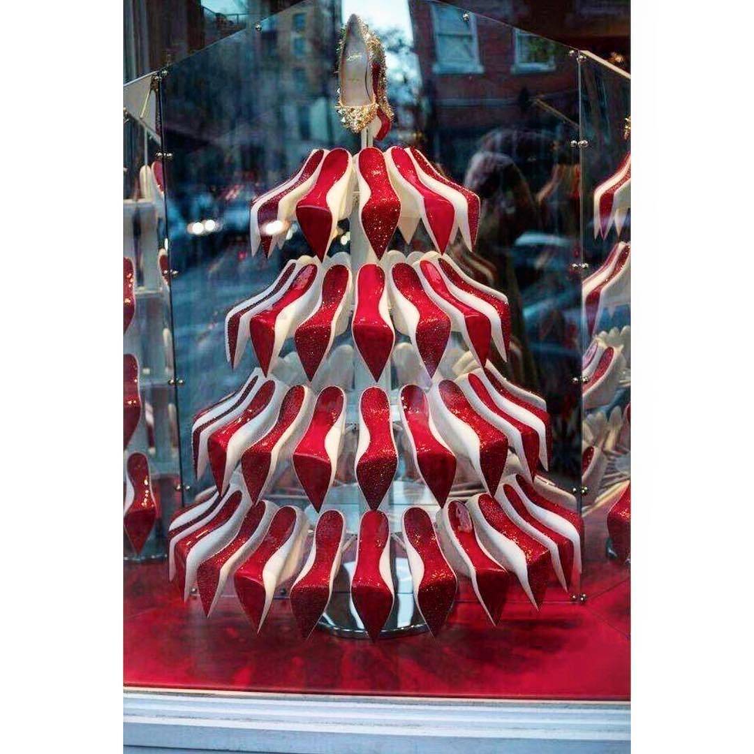 Yep this Christmas tree will do nicely 🎁🎄 #christianlouboutins by bethanylilyapril