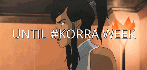 korraweek:  Korra Week begins in 5 days! Are you ready?  As a reminder, this week