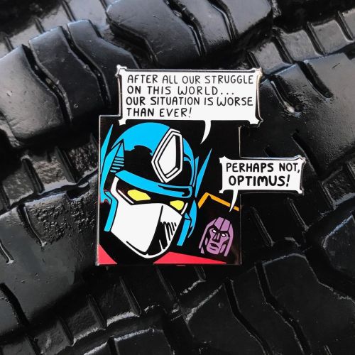 When in doubt, roll out New to the pingame is the Optimus Doubts pin from @highfivepins #transforme