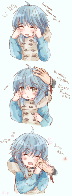 no-shio:  Felt like sketching Mini Aoba to