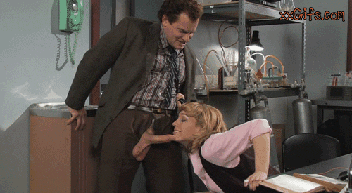 gettingbusyintheoffice:  kinklady—kitsuble:  Sometimes…yes sometimes, porn gif are funny  Yes, after everyone has a bit of time off for vacation, almost anything is tolerable again… 