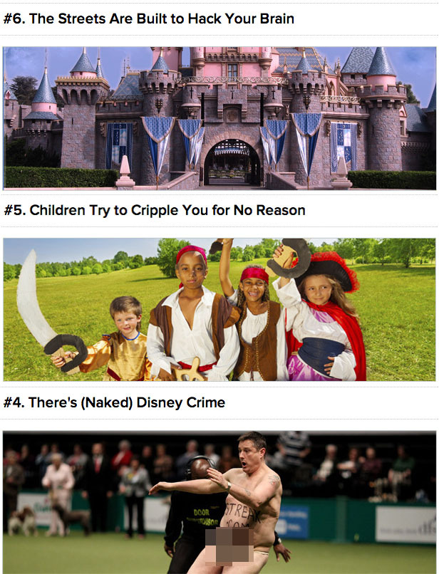 cracked:  We recently sat down with a Disneyland employee working on the less glamorous