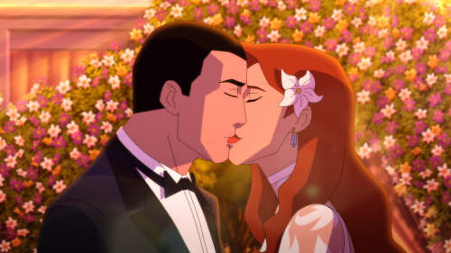 romancemedia: Cartoon Wedding Kisses (1)