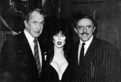 gameraboy:  Vincent Price, Elvira and John