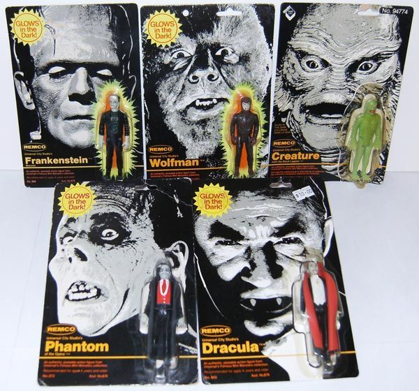cryptofwrestling:  Remco Universal Monsters Figures(1970s) Nice… 