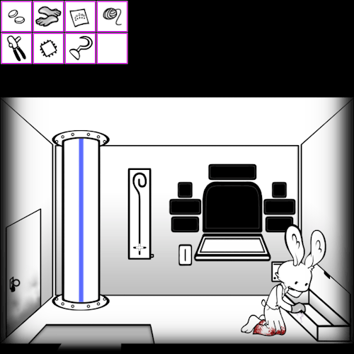 > > > >Inside the box, Ruby finds a SMALL ELECTRONIC CHIP and a LONGSHOREMAN’S HOOK. She