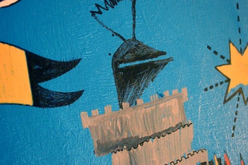 danielflemingart: Grail Quest.16x20″Acrylic on canvas.