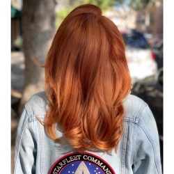 I’m still just so in love with my new copper hair, thank you @vanessanmoreno 🧡 https://www.instagram.com/p/BvM8oQpAM9H/?utm_source=ig_tumblr_share&amp;igshid=jbwvyqizm9wb