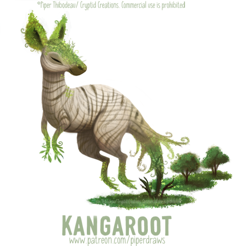 cryptid-creations:#2957. Kangaroot - Word PlayArtwork prints and more available in my store :)  