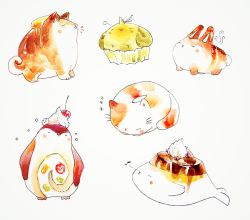 tofuvi:   pastry animals. 