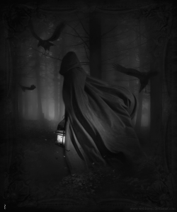 darkestdee:  Original: Raven’s Tale II by wyldraven Dee’s b/w Edit