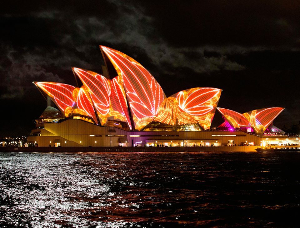 Embellishing an icon (the Sydney Opera House is transformed during the Vivid Sydney