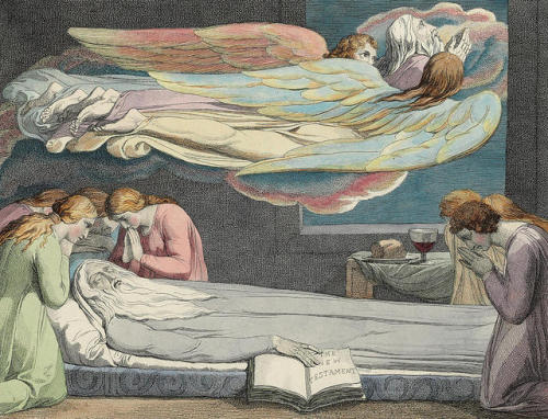 art-mysecondname: William Blake - The Death Of The Good Old Man