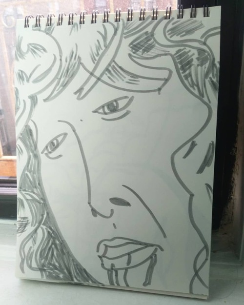 Russian Doll Fan Art In Progress. #saturdayvibes #saturday #winterinnyc #bayridge #brooklyn #downtownbrooklyn
