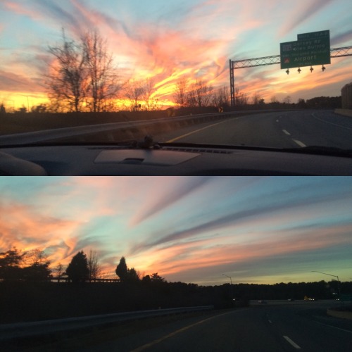 alcoholicfather:  Sky was so beautiful the other day, I wish I could say this was edited in the least!