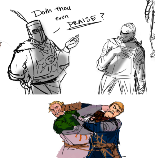 donc-desole:AU Where Solaire is to Dark Souls what Ghandi was to Civilization. Lol just a bunch