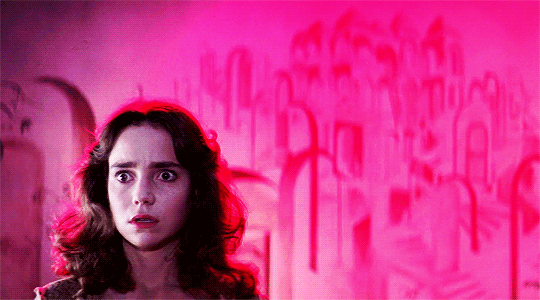 filmgifs:Bad luck isn’t brought by broken mirrors, but by broken minds.Suspiria