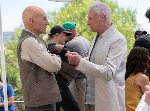 shallowthinkersunite:Star Trek Picard BTS