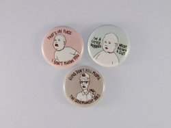 littlealienproducts:  King of the Hill Buttons