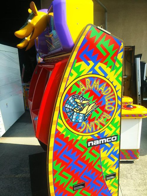obscurevideogames: quirky-vg:From: Armadillo Racing (Namco - arcade - 1997)