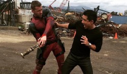 superherofeed:  ‘DEADPOOL’ tries to kill Mario Lopez AGAIN!