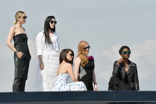 Marion Cotillard, Fan Bingbing, Penelope Cruz, Jessica Chastain, and Lupita Nyong'o at the 355 photo