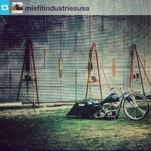 Incredible short neck 30" wheel bagger from @misfitindustriesusa! — #misfitmade #misfitsh