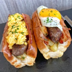 XXX scoutingthetrooper:breakfast hot dogs photo