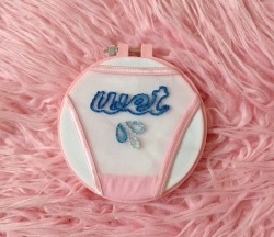 blackbarbieofficial: peachesbruises:  “Wet💦” Hand embroidered g-string by me  um??? how do u accept payment???? 