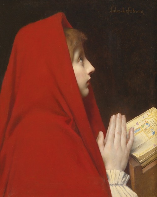 Jules Joseph Lefebvre - The Red Cloak - (n.d.)https://en.wikipedia.org/wiki/Jules_Joseph_Lefebvre