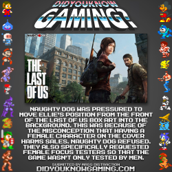 didyouknowgaming:  The Last of Us.  Source
