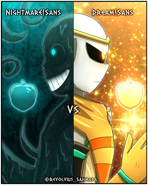 Revolvius' Realm : Epic!Sans by @yugogeer012 Cross!Sans by