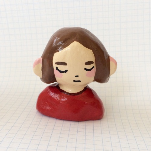 clareqart:  clay girl! maybe I’ll start making more clay stuff??