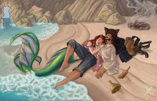 Beautiful mermaids pirates of caribbean