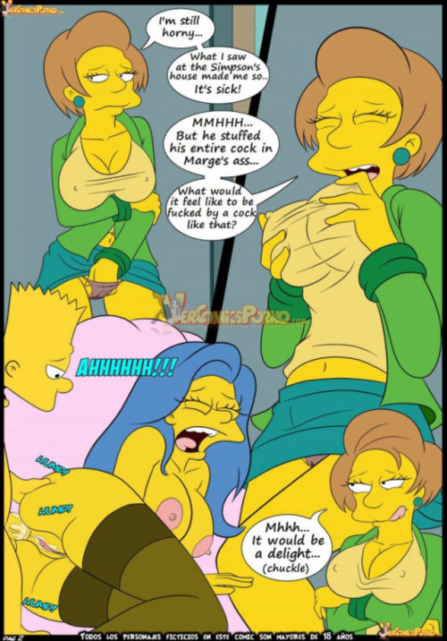 kaneki-art:  Simpsons doujinshi, Old habits 5: New lessons part 1/3  ALL CHARACTER IN THIS COMIC ARE OVER  18