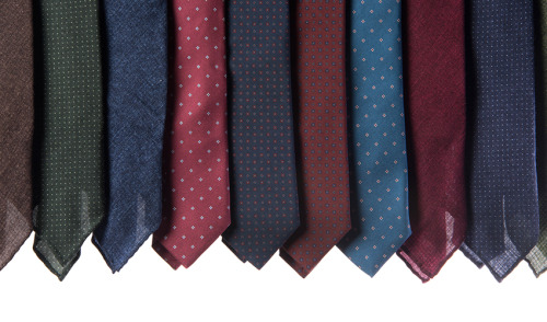 Fall accessories. They’re here. Incredible silk and wool ties, lightweight wool pocket squares