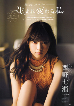 akbscan:     西野七瀬     B.L.T.2015.08 (via. ziyeshuijing )    