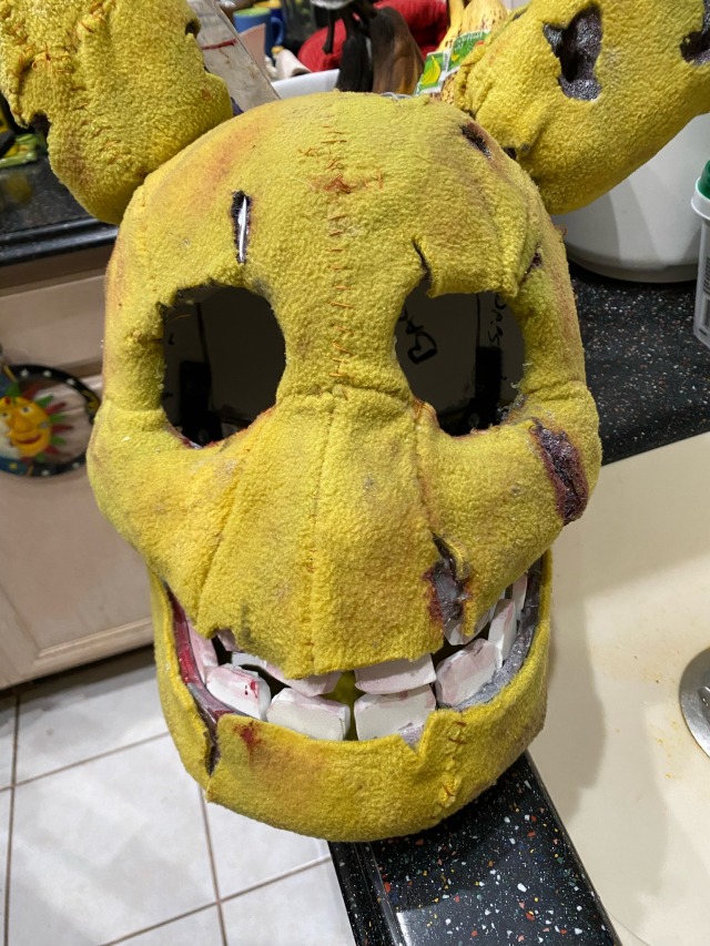 He’s not quite done, but he’s almost there! Tomorrow I’m adding the finishing touches, and then hopefully he’ll be ready 