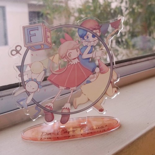Da Capo Circus StandMade a little acrylic stand to motivate myself into finishing my short film! It&