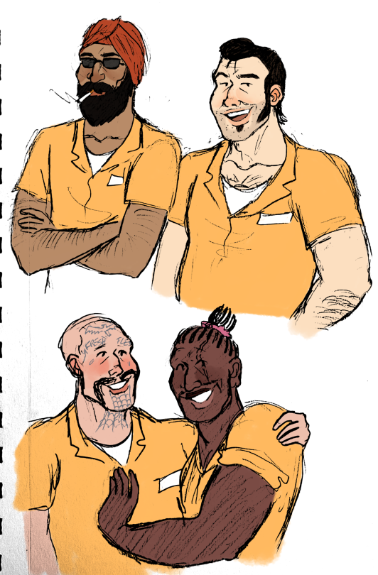 Some Of My Fav Inmates + @calithecretin Superjail Oc Krista & My Superjail Oc Elle