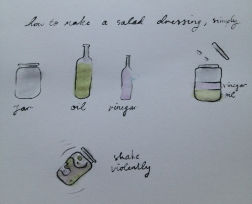 Make a simple dressing~