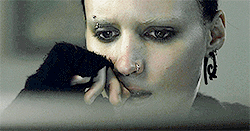 rrandys:    The Girl with the Dragon Tattoo (2011) //   Mr. Robot (2015) 