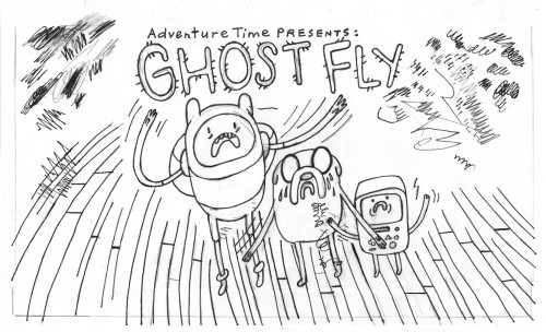 Ghost Fly title card concepts by storyboard artist Graham Falk