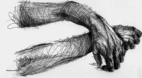 1Creep aka Valeria Dellisanti (Italian, b. San Severo, Italy) - Untitled, 2013  Drawings: Pen on Pap