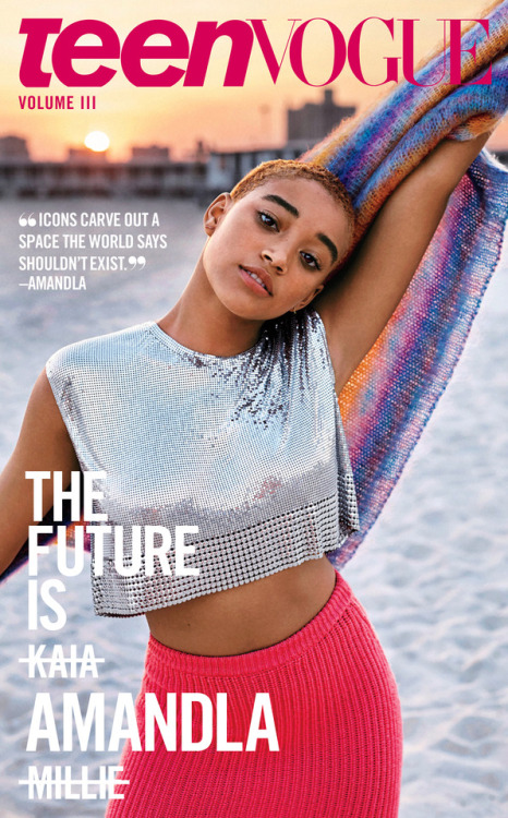 Amandla Stenberg covers Teen Vogue ✨Photo by: Josh OlinsSee more photos here